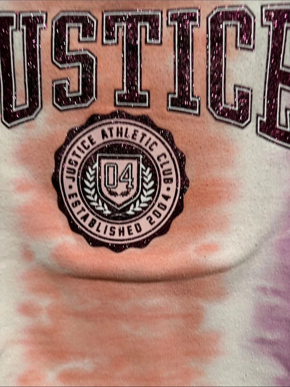 Justice cropped crewneck